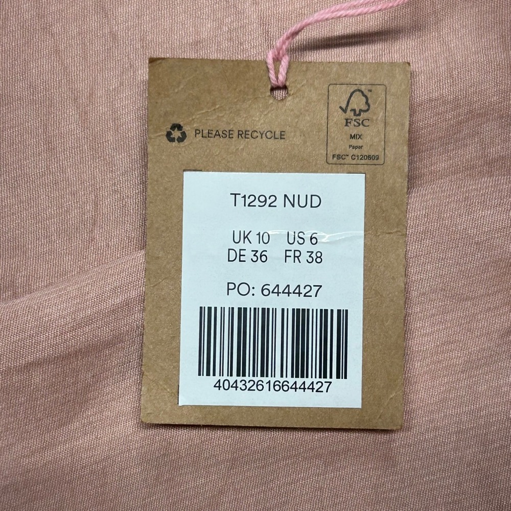 Boden US 6 Longerline Cami NWT Pink Coral Sateen Camisole T1292 - Picture 3 of 11